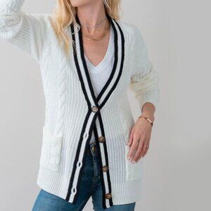Love Tree Button Front Cardigan